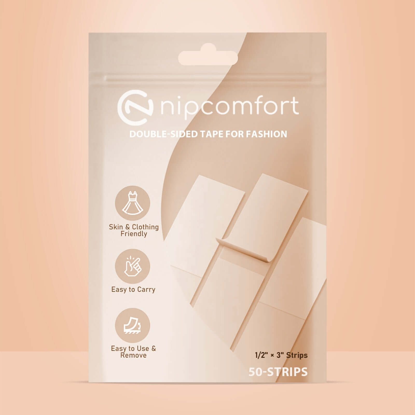 Cinta adhesiva de doble cara de primera calidad NipComfort™